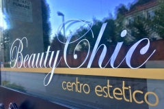 Centro Estetico Beauty Chic - Pray (BI) - Vetrofania decorativa